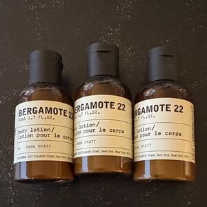 Bundle of 3x La Labo body lotions Bergamote 22 50ml
